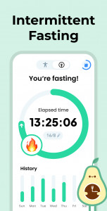 اسکرین شات برنامه Fasting - Intermittent Fasting 2