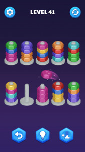 اسکرین شات بازی Nut Sort Puzzle:Nuts and Bolts 4