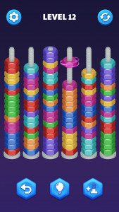 اسکرین شات بازی Nut Sort Puzzle:Nuts and Bolts 2