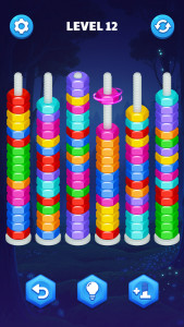 اسکرین شات 2 بازی Nut Sort Puzzle:Nuts and Bolts