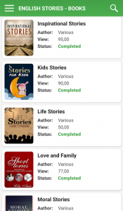 اسکرین شات برنامه English Stories - Books Offline 1