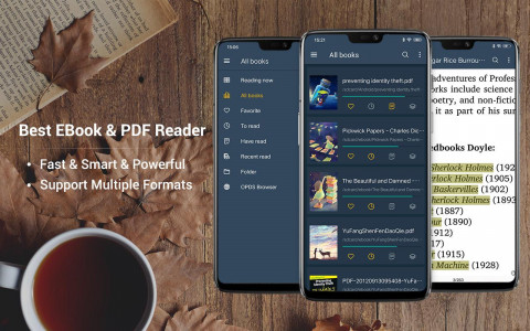 اسکرین شات برنامه EBook Reader & PDF Reader 1