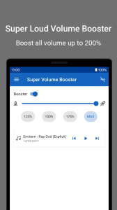 اسکرین شات برنامه Volume+: Volume Booster, Sound 1