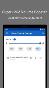 اسکرین شات 1 برنامه Volume+: Volume Booster, Sound