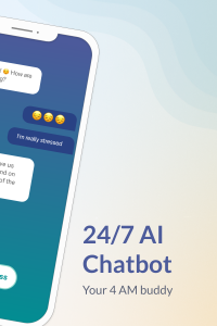 اسکرین شات برنامه Wysa: Anxiety, therapy chatbot 3