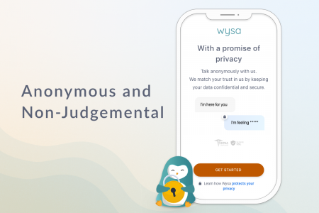 اسکرین شات برنامه Wysa: Anxiety, therapy chatbot 1