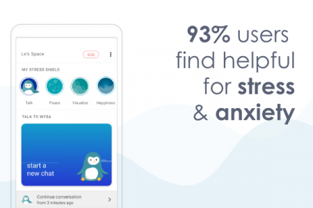 اسکرین شات برنامه Wysa: Anxiety, therapy chatbot 7