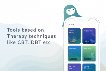 اسکرین شات برنامه Wysa: Anxiety, therapy chatbot 5