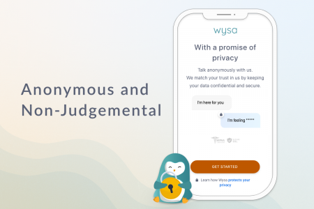 اسکرین شات 1 برنامه Wysa: Anxiety, therapy chatbot