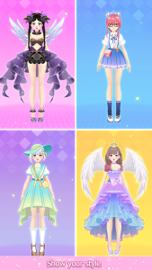 اسکرین شات 5 بازی Anime Princess: Dress Up ASMR