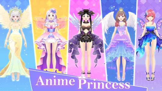 اسکرین شات 1 بازی Anime Princess: Dress Up ASMR