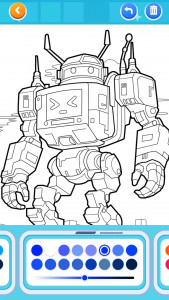 اسکرین شات 1 بازی Mecha Color: Coloring Games