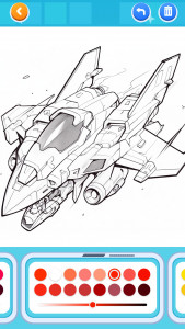 اسکرین شات 5 بازی Mecha Color: Coloring Games