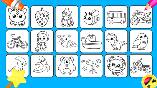 اسکرین شات بازی Kids Coloring Pages For Boys 8