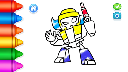 اسکرین شات 7 بازی Kids Coloring Pages For Boys