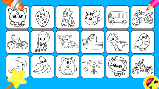 اسکرین شات 8 بازی Kids Coloring Pages For Boys