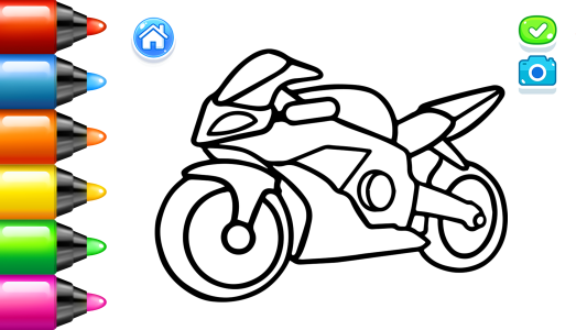 اسکرین شات 1 بازی Kids Coloring Pages For Boys