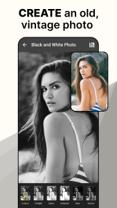 اسکرین شات 4 برنامه Black and White Photo Editor