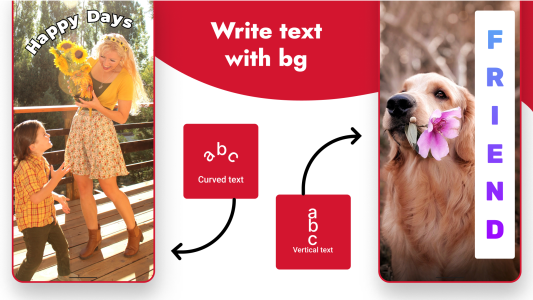 اسکرین شات 2 برنامه Add Text on Photo