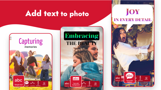 اسکرین شات 1 برنامه Add Text on Photo