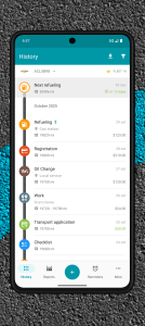اسکرین شات 1 برنامه Drivvo - Vehicle management