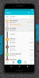 اسکرین شات 1 برنامه Drivvo - car management