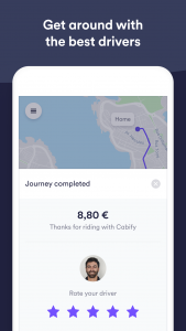 اسکرین شات 6 برنامه Easy Taxi, a Cabify app