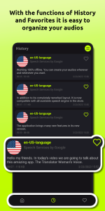 اسکرین شات 6 برنامه Translator Woman's Voice - TTS