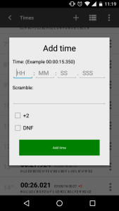 اسکرین شات 7 برنامه Cube Timer