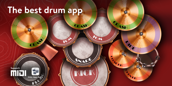 اسکرین شات بازی Classic Drum: electronic drums 1