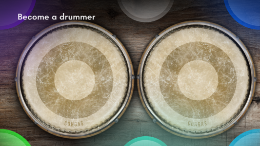 اسکرین شات 5 برنامه Congas & Bongos: percussions