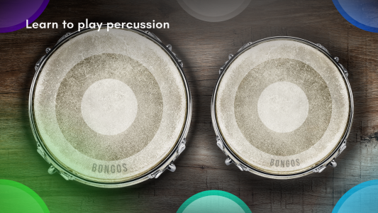 اسکرین شات 2 برنامه Congas & Bongos: percussions