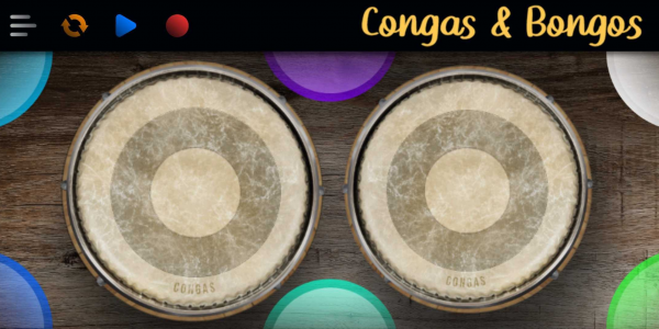 اسکرین شات برنامه Congas & Bongos: percussion 5