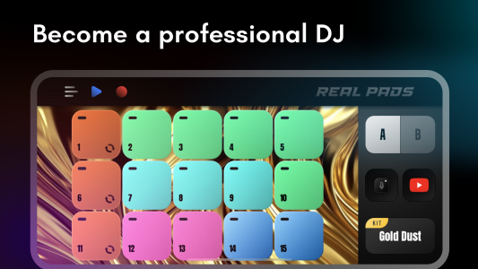اسکرین شات 4 برنامه Real Pads: DJ electro drums