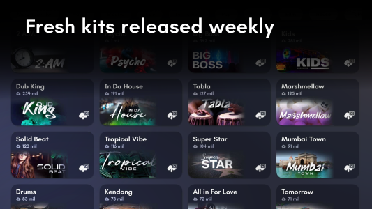 اسکرین شات 3 برنامه Real Pads: electro octapads DJ