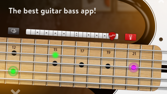 اسکرین شات برنامه Real Bass: bass guitar 1