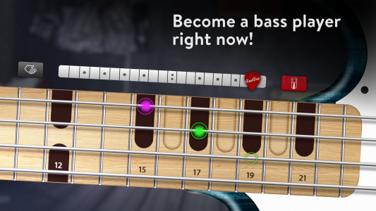 اسکرین شات برنامه Real Bass:electric bass guitar 4