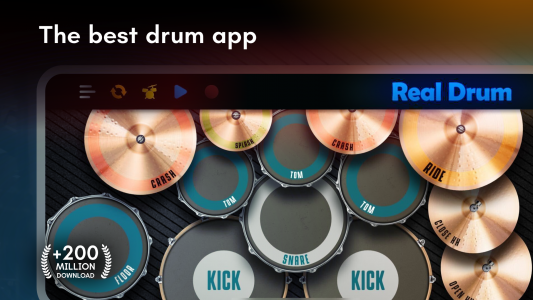 اسکرین شات بازی Real Drum electronic drums set 1