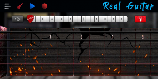 اسکرین شات برنامه Real Guitar: be a guitarist 8