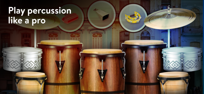 اسکرین شات برنامه Real Percussion: instruments 1