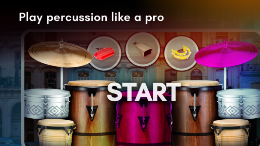 اسکرین شات برنامه Real Percussion: drum set 4