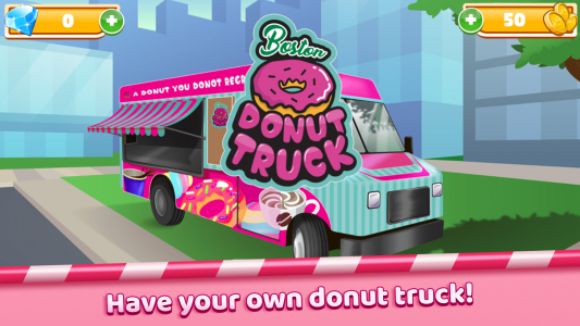 اسکرین شات بازی Boston Donut Truck: Food Game 1