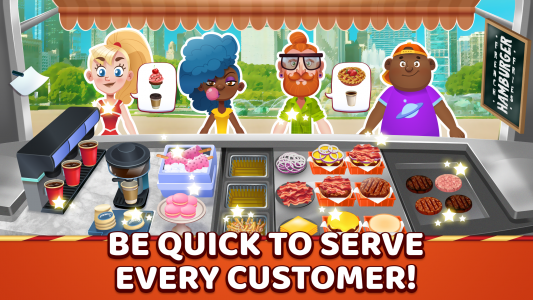 اسکرین شات بازی Burger Truck Chicago Food Game 2