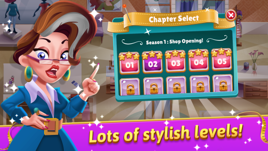 اسکرین شات 4 بازی Fashion Salon Dash: Shop Game