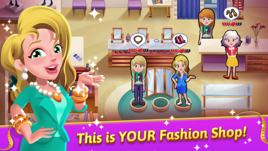 اسکرین شات بازی Fashion Salon Dash: Shop Game 1