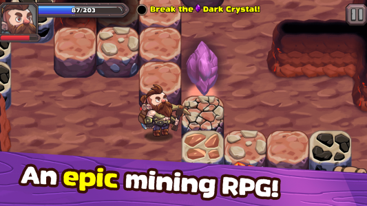 اسکرین شات بازی Mine Quest 2: RPG Mining Game 1