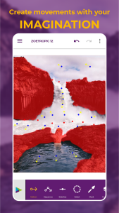 اسکرین شات 1 برنامه Zoetropic - Photo in motion
