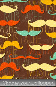 اسکرین شات برنامه Mustache Wallpaper HD 1