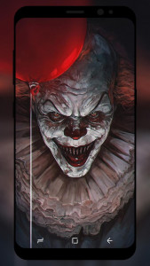 اسکرین شات برنامه Scary Clown Wallpaper HD 2