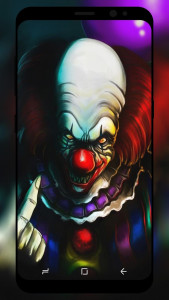 اسکرین شات برنامه Scary Clown Wallpaper HD 5
